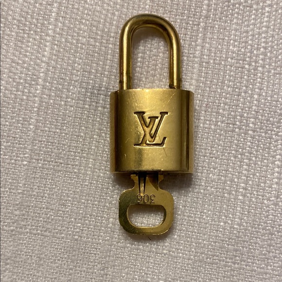 Louis Vuitton Accessories - Louis Vuitton Gold Padlock  & 1 Key #306